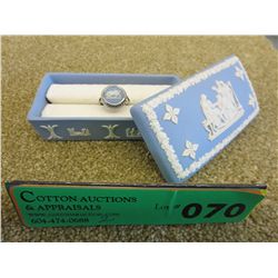 Wedgwood Jasperware Sterling Box w/ Ring