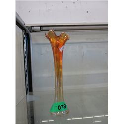 Vintage carnival glass vase