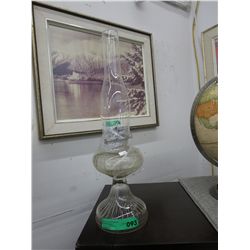 Antique oil lamp w/ chimney