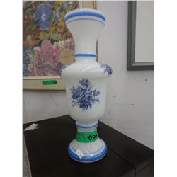 Vintage Bristol glass vase - 13" x 5"