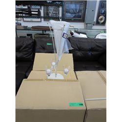 Case of new vase/candle holder centerpieces