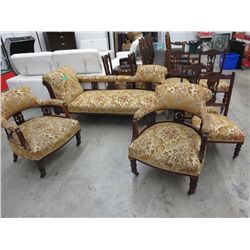 9 pc Victorian parlour set