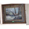 Image 1 : Framed wolf print