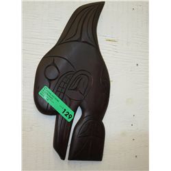 Carved "Killer Whale" wall plaque