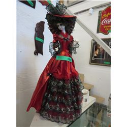 Collector Doll on stand - 23" tall