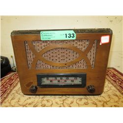 Vintage wood Astra radio