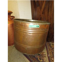 Vintage round metal tank