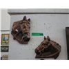 Image 1 : 2 Vintage chalk ware wall plaques