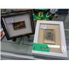 Image 1 : 2 Italian 23 KT gold leaf miniatures