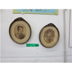 2 Vintage framed watercolours