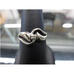 14KT White Gold Diamond ring, SI clarity diamond