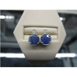 New Diamond & Sapphire earrings