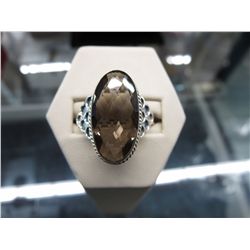 Smokey Topaz ring