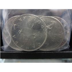 10 x Canada Canoe Dollars, various years