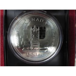 1977 Canada Dollar, Throne of the Senate design