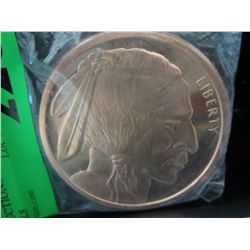 5 Ounces of .999 Fine Copper Bullion Round