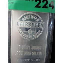 World War II SS Garisoppa Shipwreck Silver