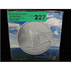 2014 Canada silver $20.00 coin