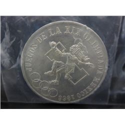25 Peso Mexican Coin, 1968 Mexico City Olympics