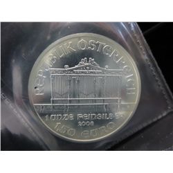 2008 Euro Silver coin, 1.50 Euros