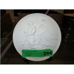 Royal Copenhagen 6" bisque plaque