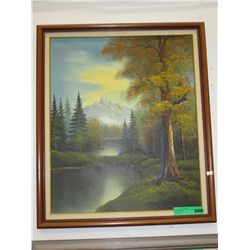 Original painting of a landscape signed Joyce
