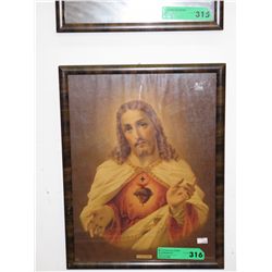 Vintage print of the Jesus