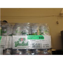 Flat of Grolsch non alcoholic beer