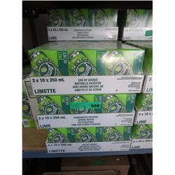 3 Cases of Perrier Lemon-Lime carbonated water