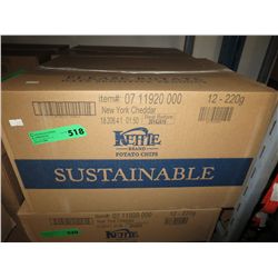 Case of Kettle Brand chips - New York Cheddar