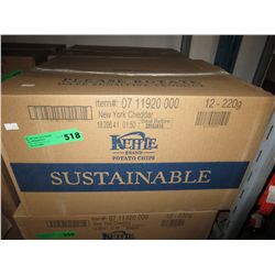 Case of Kettle Brand chips - New York Cheddar