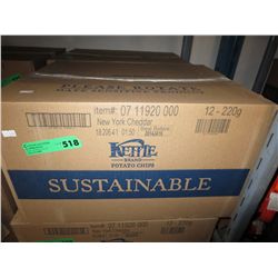 Case of Kettle Brand chips - New York Cheddar