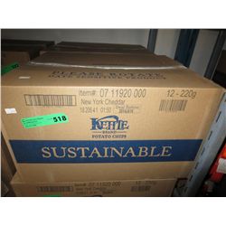 Case of Kettle Brand chips - New York Cheddar