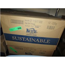 Case of Kettle Brand chips -  Sea Salt & Vinegar