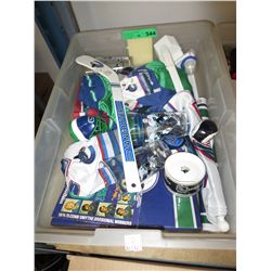 12 pcs of Canucks hockey memorabilia