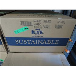 Case of Kettle Brand chips - Jalapeno