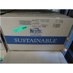 Case of Kettle Brand chips - Jalapeno