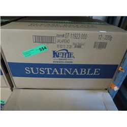 Case of Kettle Brand chips - Jalapeno