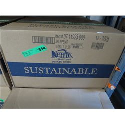 Case of Kettle Brand chips - Jalapeno
