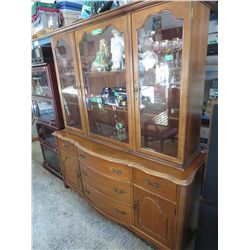 Knechtel Maple China cabinet