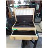 Image 2 : Large wood silverware chest