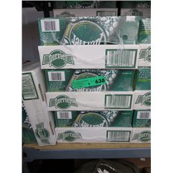 3 cases of Perrier sparking water