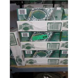 3 cases of Perrier sparking water