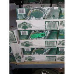 3 cases of Perrier sparking water