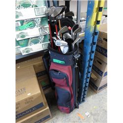 Golf clubs & 2 bags