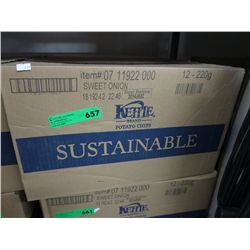 Case of Kettle Brand chips - Sweet Onion flavour