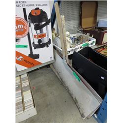 2 Aluminum paint spray shields