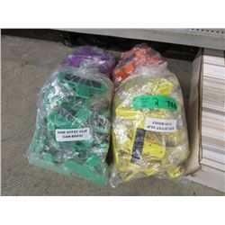 4 Bags of magnetic offset clips
