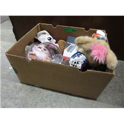 Box of misc. household items & toys