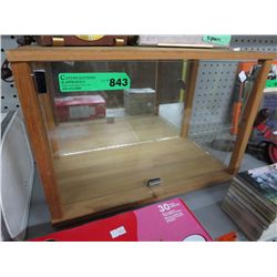 Glass door display case